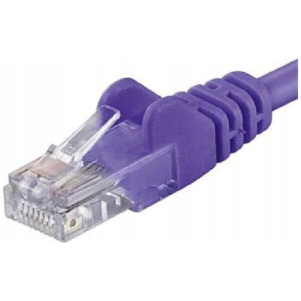 PremiumCord PREMIUMCORD Patch kabel UTP RJ45-RJ45 CAT5e 0.5m purpurowy