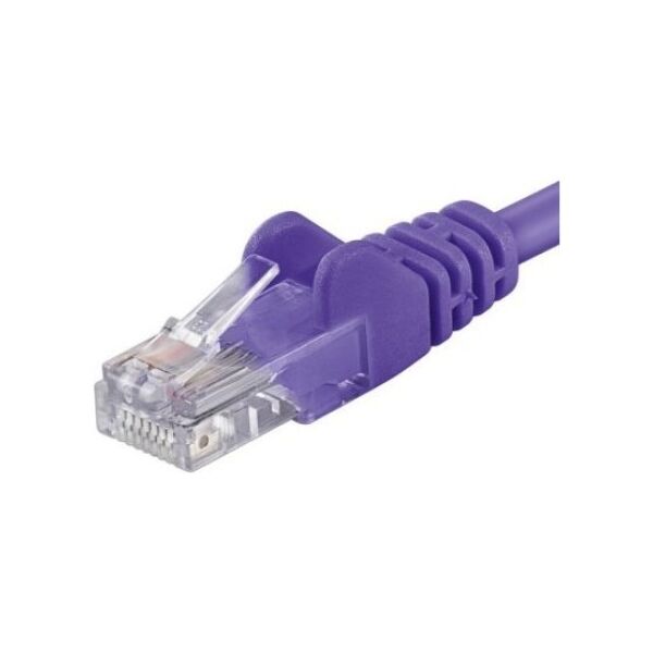 PremiumCord PREMIUMCORD Patch kabel UTP RJ45-RJ45 CAT5e 3m purpurowy