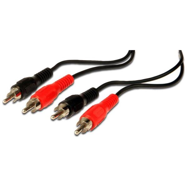 Kabel PremiumCord RCA (Cinch) x2 - RCA (Cinch) x2 15m czarny (kjackcmm2-15)