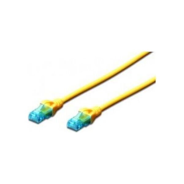 Digitus DIGITUS CAT 5e U-UTP patch cable PVC AWG 26/7 length 15m color yellow