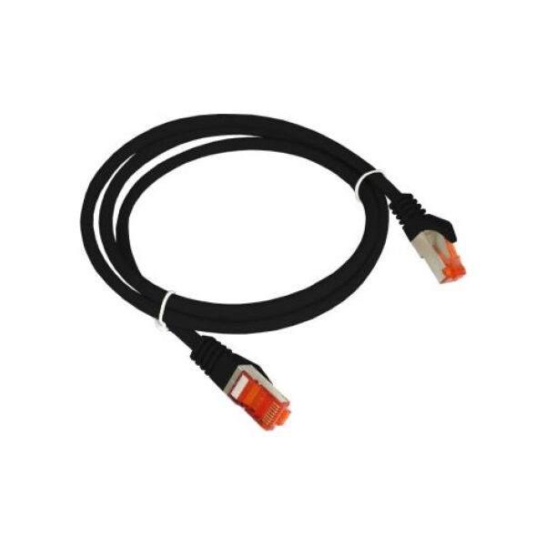 Alantec Patch-cord S/FTP kat.6A LSOH 1.0m czarny ALANTEC