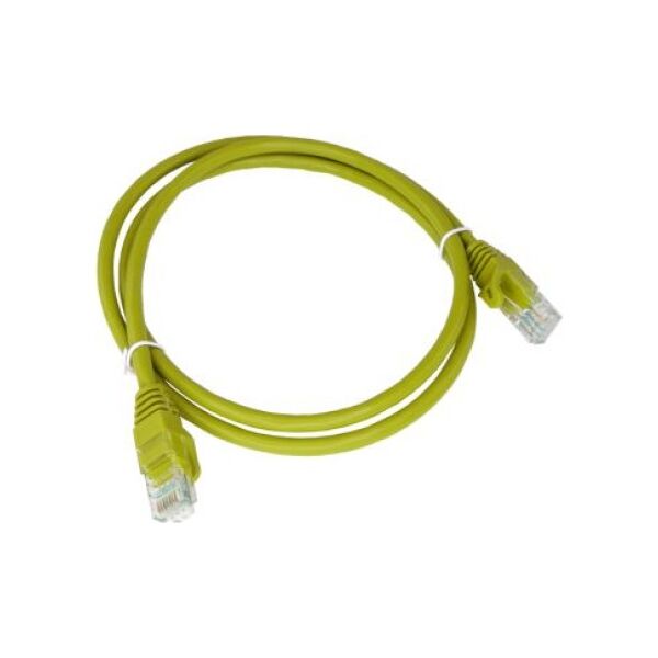 Alantec Patch-cord U/UTP kat.5e PVC 0.25m żółty ALANTEC