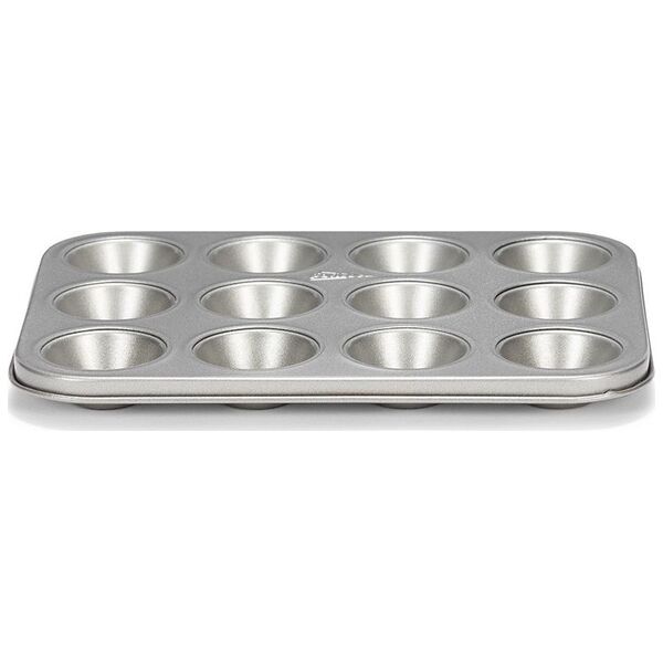 Patisse kształt muffina Mini 25 x 19 cm stal srebrna