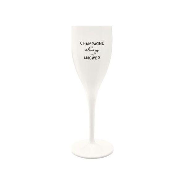 Koziol kieliszek do szampana szampan zawsze odpowiedź 100 ml biały