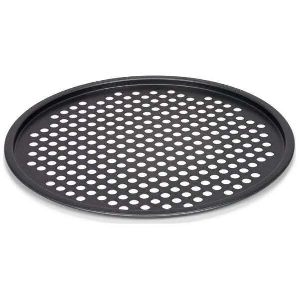 Patisse forma do pizzy perforowana 32,5 x 1,5 cm stal ciemnoszara