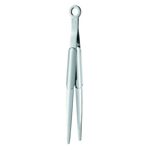 Rosle szczypce do ciasta 1,8 x 3 x 18,5 cm stal nierdzewna srebrna