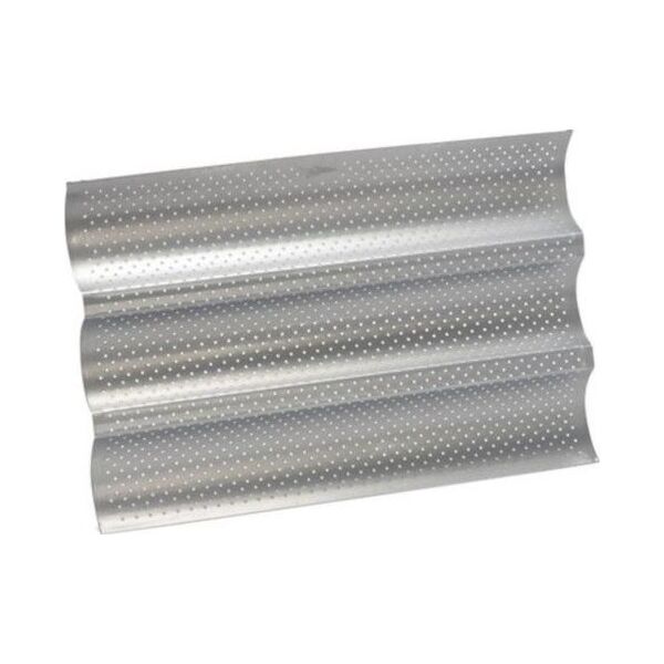 Patisse kształt bagietki 38 x 24 cm stal srebrna