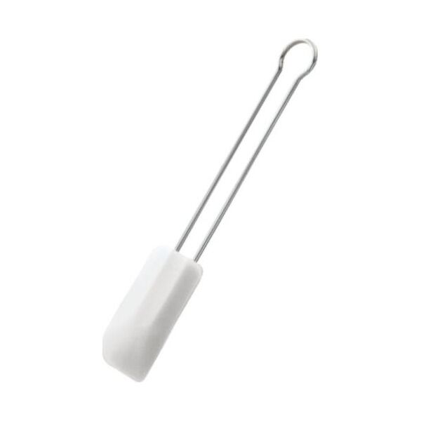 Rosle skrobak do patelni 26 cm silikon/RVS biały
