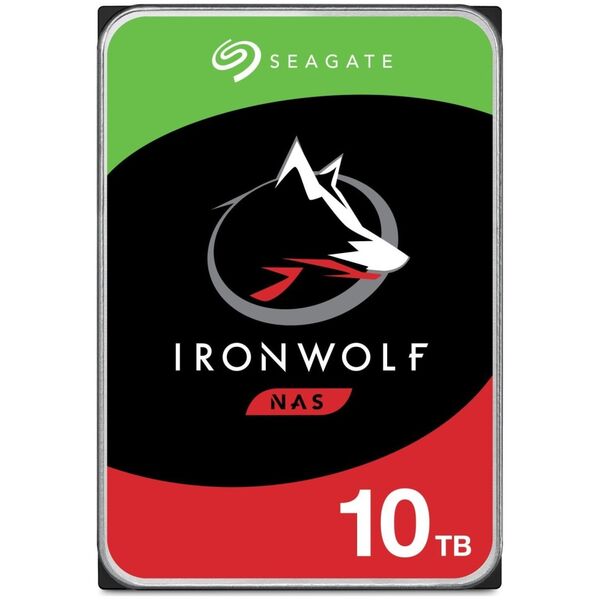 Dysk serwerowy Seagate IronWolf 10TB 3.5'' SATA III (6 Gb/s)  (ST10000VN000)