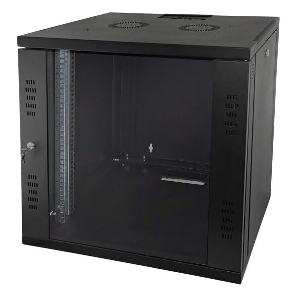 Szafa Q-Lantec Wisząca 19" 12U (SW-12U-600-450-N-DSJ-OP-RP-F-C)