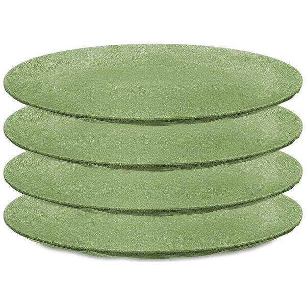 Koziol Zestaw 4 talerzy Club 260mm Nature Leaf Green 5005703