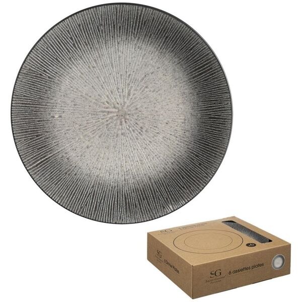 Secret de Gourmet Komplet 6 talerzy obiadowych Vasel 27 cm