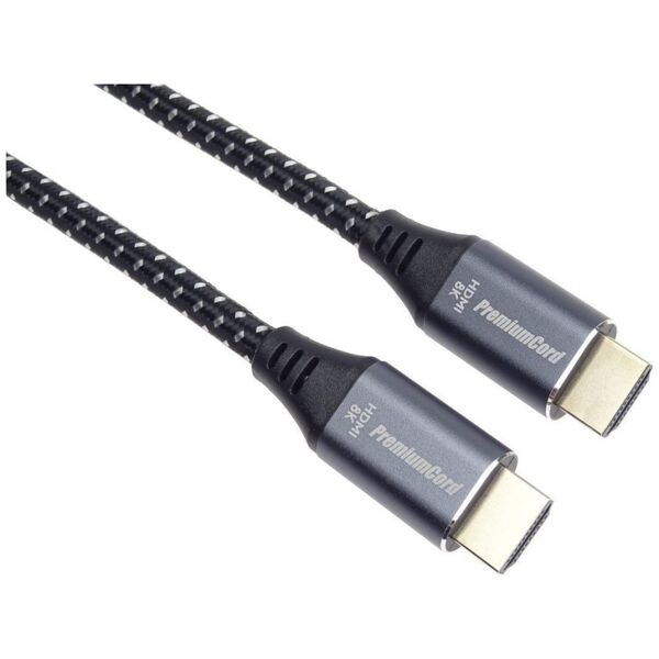 Kabel PremiumCord HDMI - HDMI 1m szary (kphdm21s1)