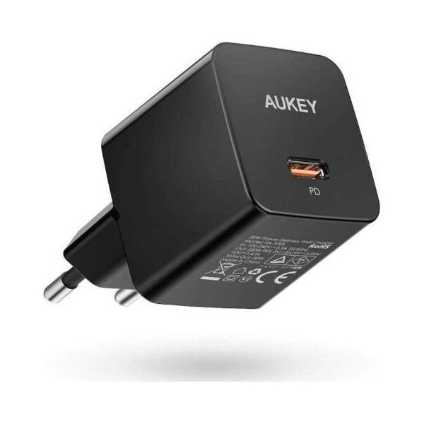 Ładowarka Aukey 1x USB-C  (PA-Y20S Black)