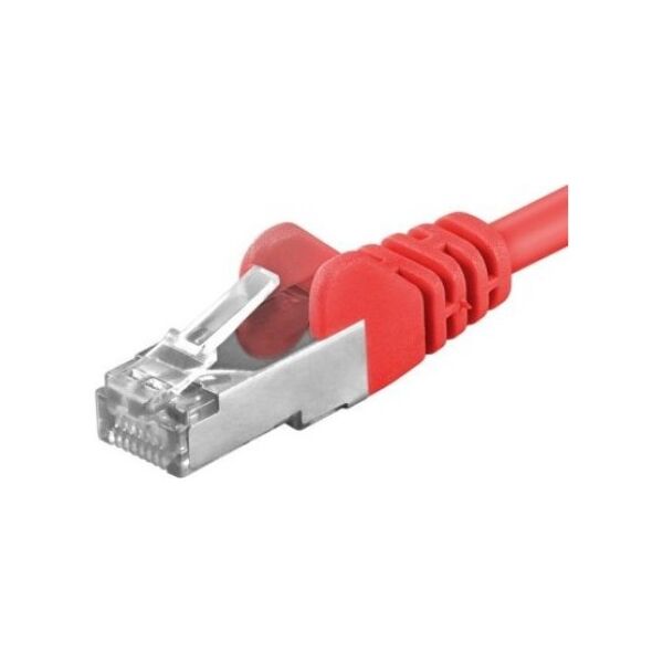 PremiumCord PREMIUMCORD Patch kabel CAT6a S-FTP, RJ45-RJ45, AWG 26/7 5m červená
