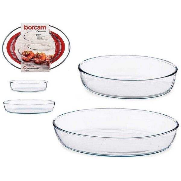 Pasabahce Blacha do piekarnika Przezroczysty Szkło borokrzemowe (2 pcs)