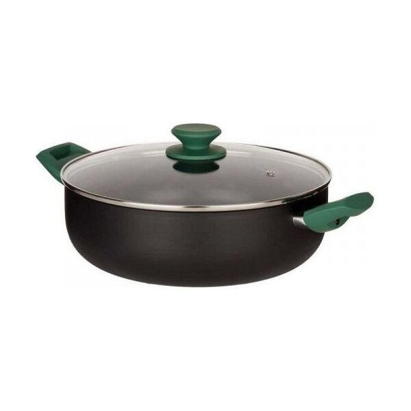 Kinvara Garnek Czarny Kolor Zielony Aluminium (7 L)