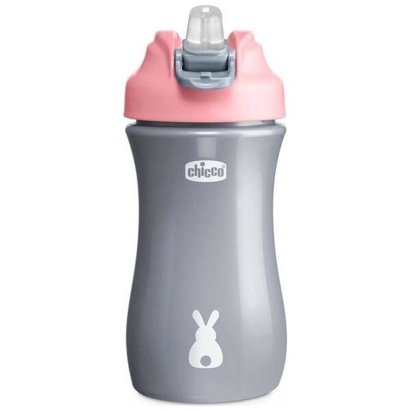 Chicco 144808 BIDON Z MIĘKKIM USTNIKIEM 350ML 2L DZIEWCZYNKA