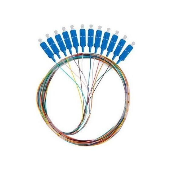 Lanberg Pigtail SM SC/UPC Semi Tight 9/125 G657A1 12X2M multikolor
