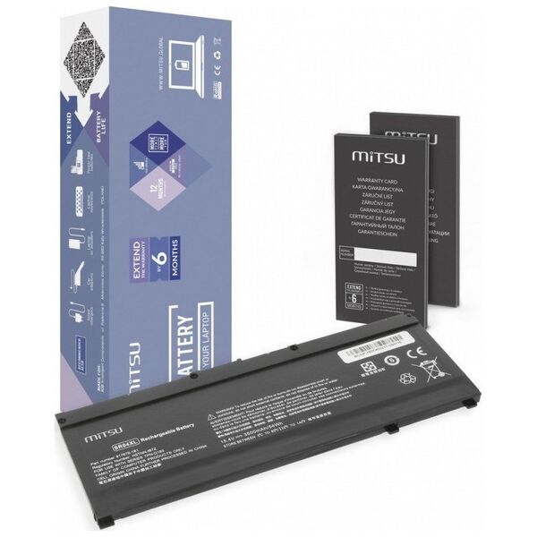 Bateria Mitsu Bateria do HP Omen 15-DC 3500 mAh (54 Wh) 15.4 Volt