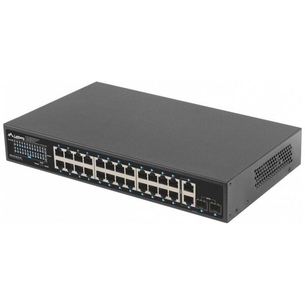 Switch Lanberg RSGE-24P-2GE-2S-250