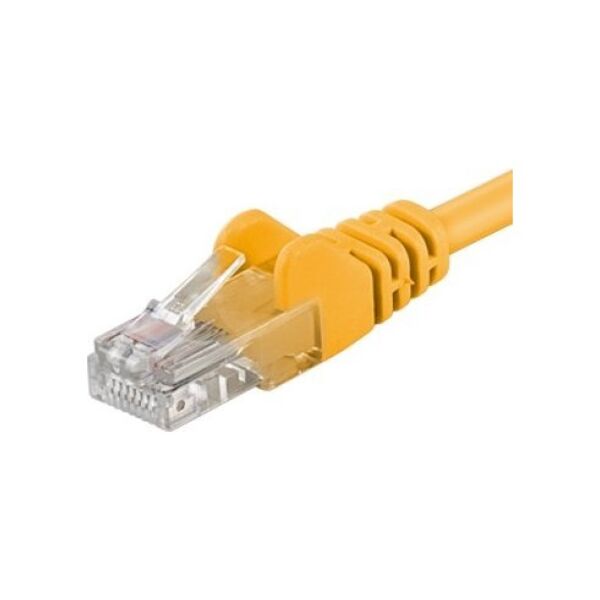 PremiumCord PremiumCord Patch kabel UTP RJ45-RJ45 CAT6 0.5m žlutá