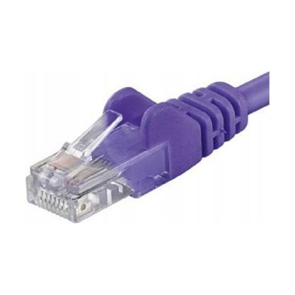 PremiumCord PremiumCord Patch kabel UTP RJ45-RJ45 CAT6 0.5m fialová
