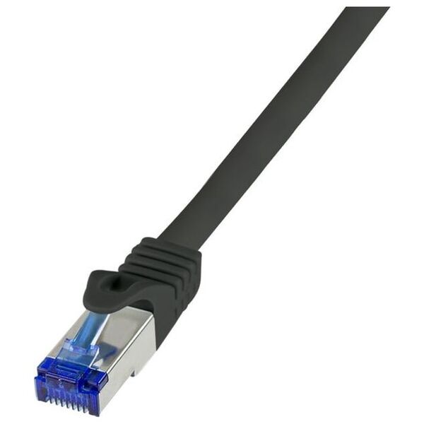 LogiLink LogiLink C6A033S kabel sieciowy Czarny 1 m Cat6a S/FTP (S-STP)