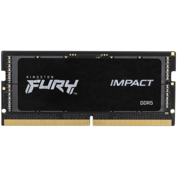 Pamięć do laptopa Kingston Fury Impact, SODIMM, DDR5, 32 GB, 5600 MHz, CL40 (KF556S40IB-32)