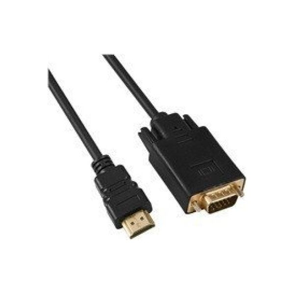 Kabel PremiumCord HDMI - D-Sub (VGA) 2m czarny (khcon-50)