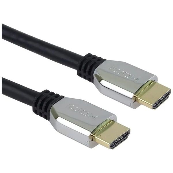 Kabel PremiumCord PREMIUMCORD Kabel HDMI 2.1 High Speed + Ethernet kabel (Zinc Alloy krytky, zlacené konektory) 2m