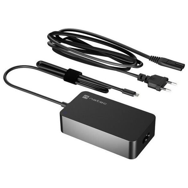 Zasilacz do laptopa Natec 45 W, USB-C, 3 A, 20 V (NZU-2033)