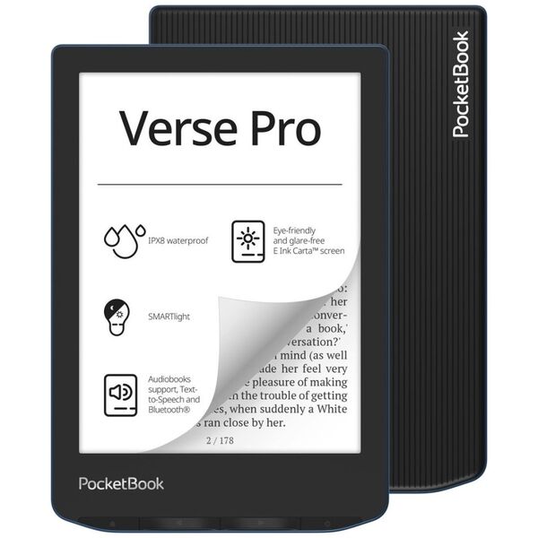 Czytnik PocketBook Verse Pro czarny (PB634-A-WW)