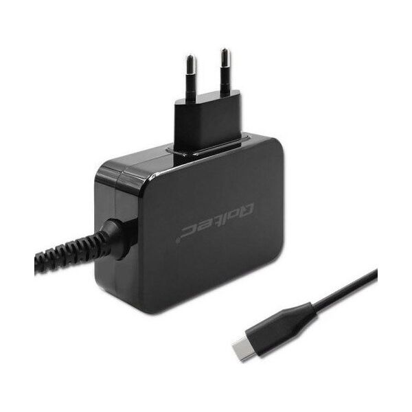 Ładowarka Qoltec Ładowarka GaN Power Pro | 1xUSB-C | 45W | 5-20V | 2.25-3A | Czarna