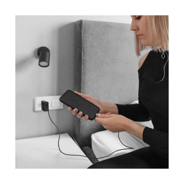 Ładowarka Qoltec Ładowarka Super Quick PD | 1xUSB-C | 65W | 5-20V | 3-3.25A | Czarna