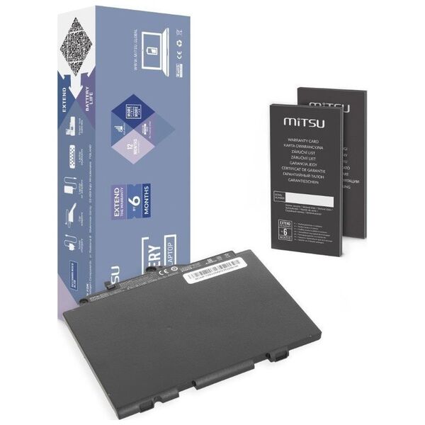 Bateria Mitsu Bateria HP SN03XL 725 820 G3 ELITEBOOK 2700mAh
