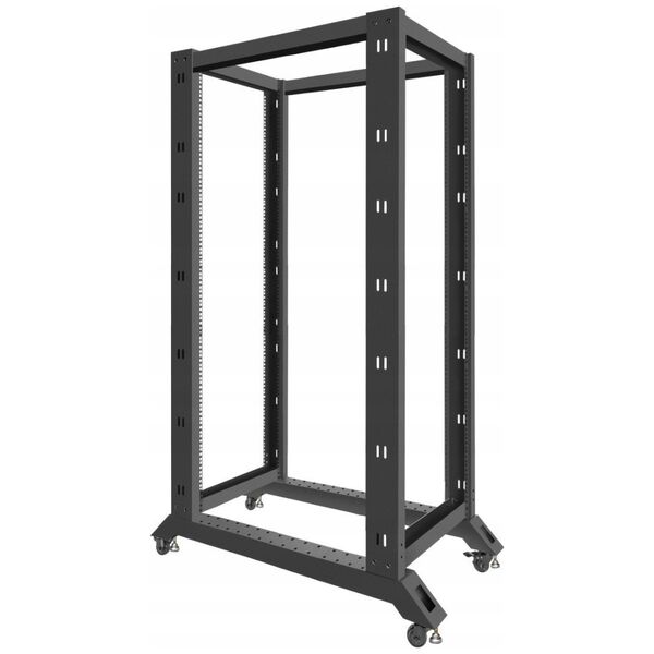 Lanberg Stojak Open rack 42U 600x1000 czarny