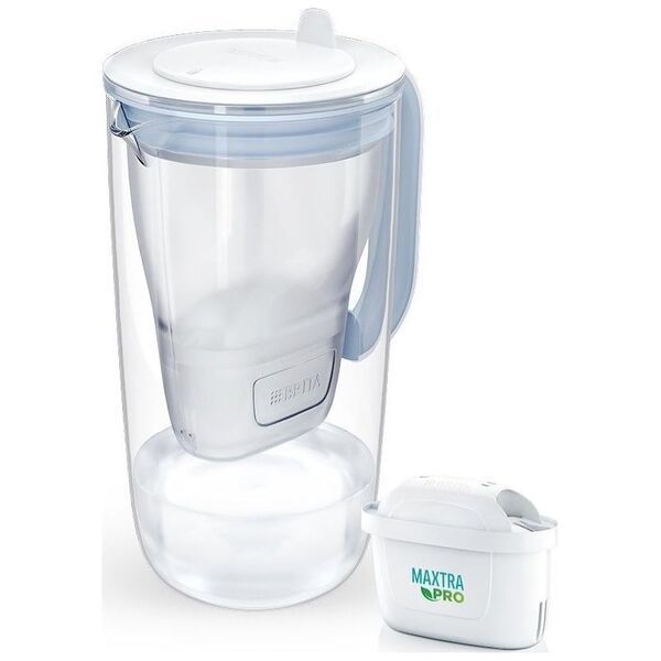 Dzbanek filtrujący Brita Glass 2,5L niebieski + 1 wkład Maxtra Pro Pure Performance
