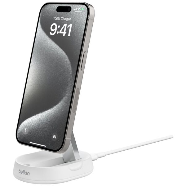 Ładowarka Belkin BoostCharge Qi2 Indukcyjna 1x USB-C  (WIA008btWH)