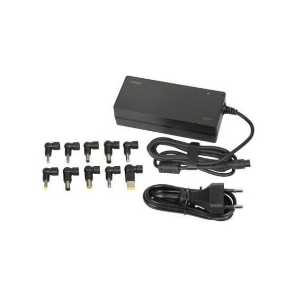 Zasilacz do laptopa iBOX Zasilacz sieciowy uniwersalny iBOX IUZ120WA do notebooka moc 120W, automatyczny, 10 wtyczek, aktywne PFC