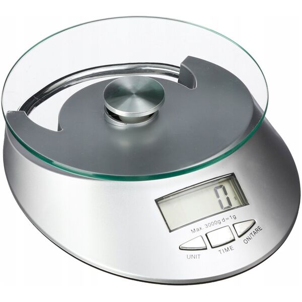 Waga kuchenna 5five Waga elektroniczna kuchenna, max. 5 kg, kolor srebrny