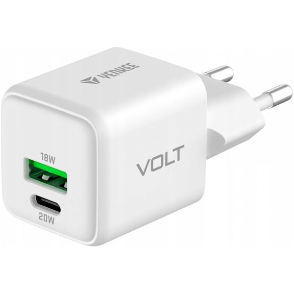 Ładowarka Yenkee Ładowarka sieciowa USB C/A 20W/18W 3A Power delivery 3.0 QC3.0