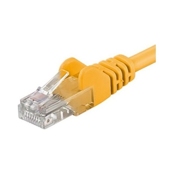 PremiumCord PREMIUMCORD Patch kabel UTP RJ45-RJ45 CAT5e 5m žlutá
