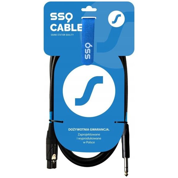 Kabel SSQ SSQ XLRJS1 - XLR żeński / Jack stereo 6,3mm