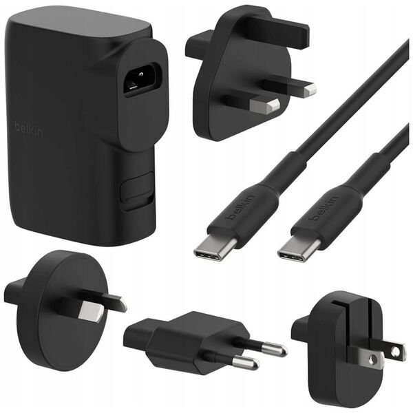 Ładowarka Belkin Ładowarka podróżna BoostCharge hybryd 25W 5k mAh +końcówki