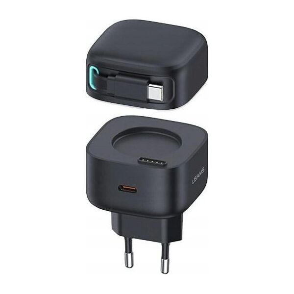 Ładowarka Usams Ładowarka sieciowa USAMS US-CC202 USB-C + kabel USB-C PD QC 35W czarny/black