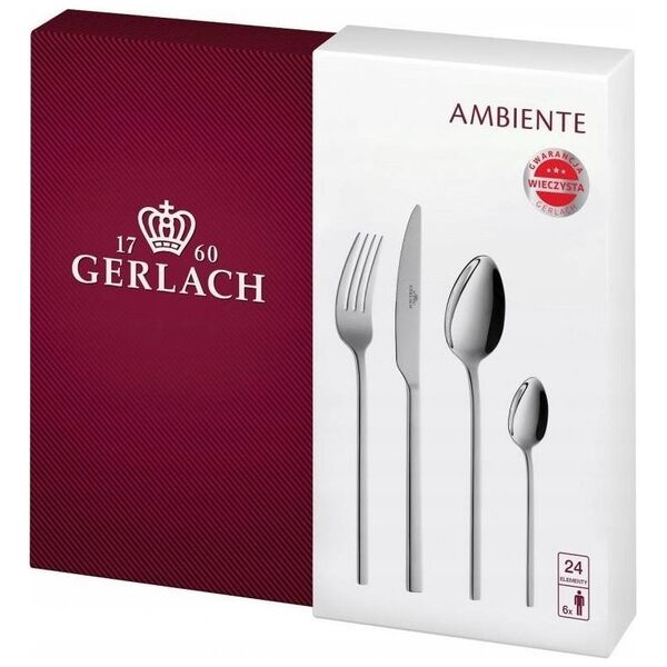 Gerlach Gerlach Ambiente Kpl.sztućców 24-szt. w pudełku