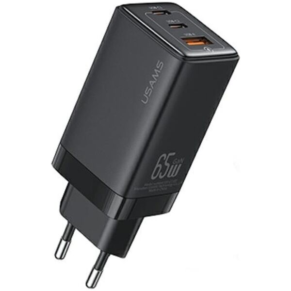 Ładowarka Usams USAMS CC180 65W PD QC USB A+C+C