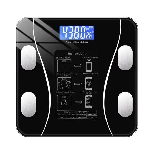 Waga łazienkowa Ruhhy WAGA ŁAZIENKOWA LCD- ANALITYCZNA RUHHY 22525