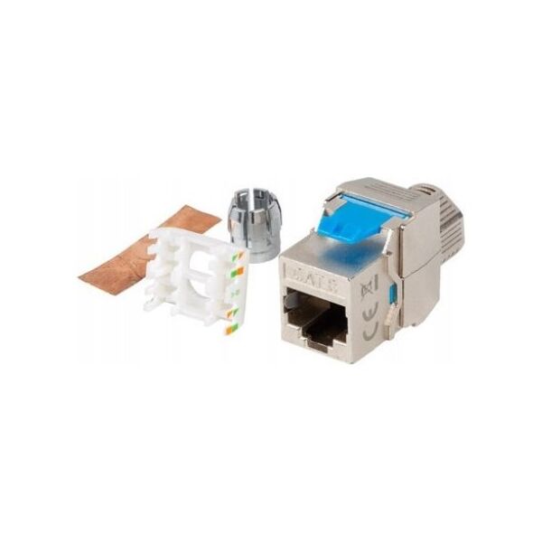 Lanberg Lanberg moduł Keystone gniazdo beznarzędziowy RJ45 kat.8.1 FTP